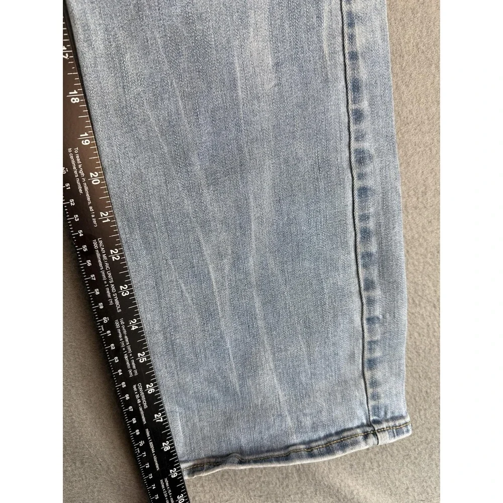 American Eagle Original Boot Jeans Mens 31x32 Light Blue Bootcut Active Flex